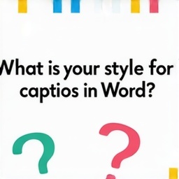 Який ти шрифт для підпису фото у Word?